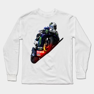 Low Poly Maverick Viñales Long Sleeve T-Shirt